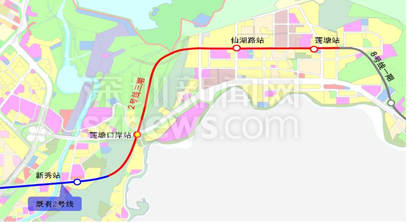深圳地鐵2號線東延段（站點、線路圖、開通時間、最新消息）