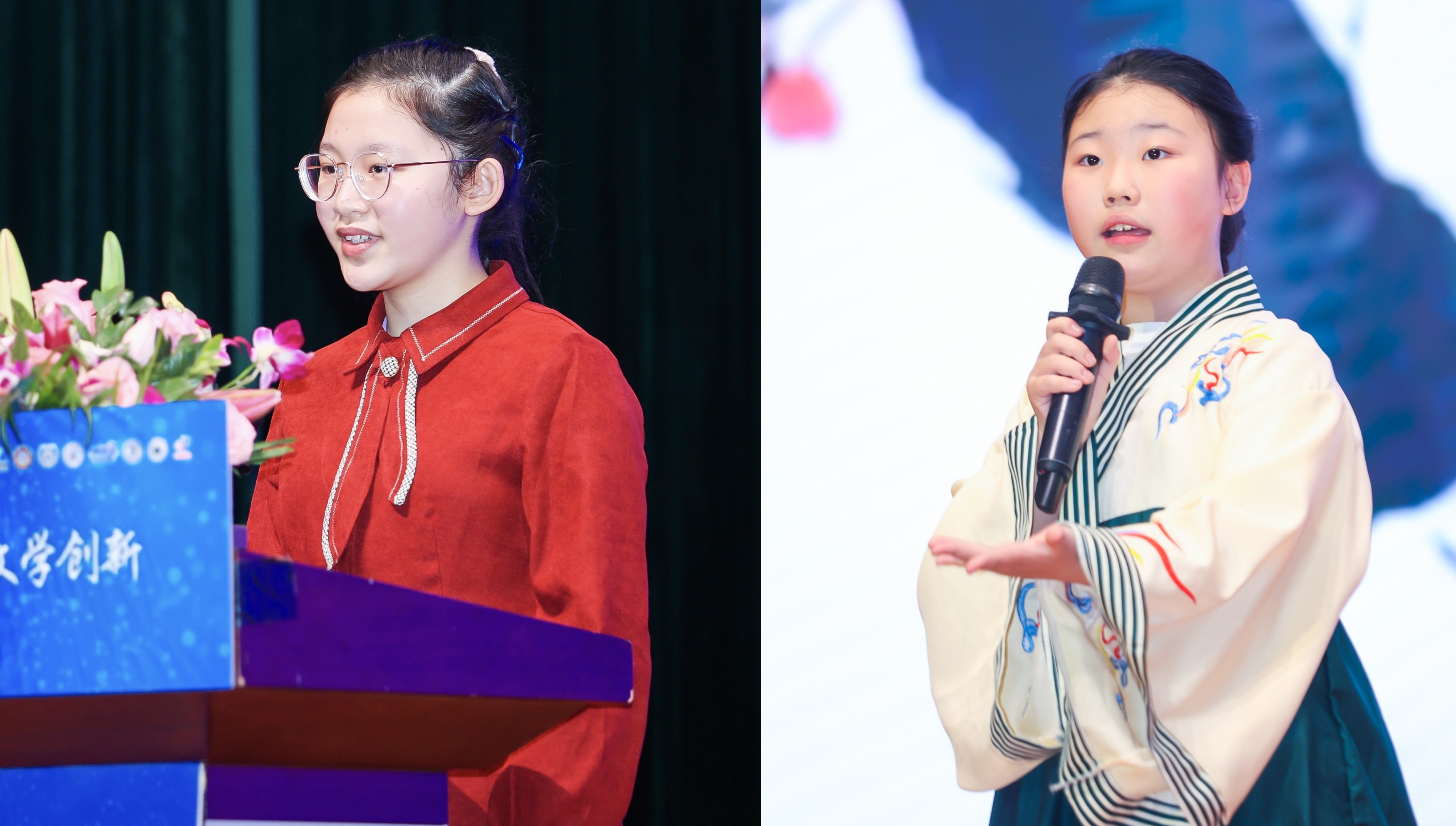 獲獎代表李睿頤、張文瑄帶來了精彩的表演